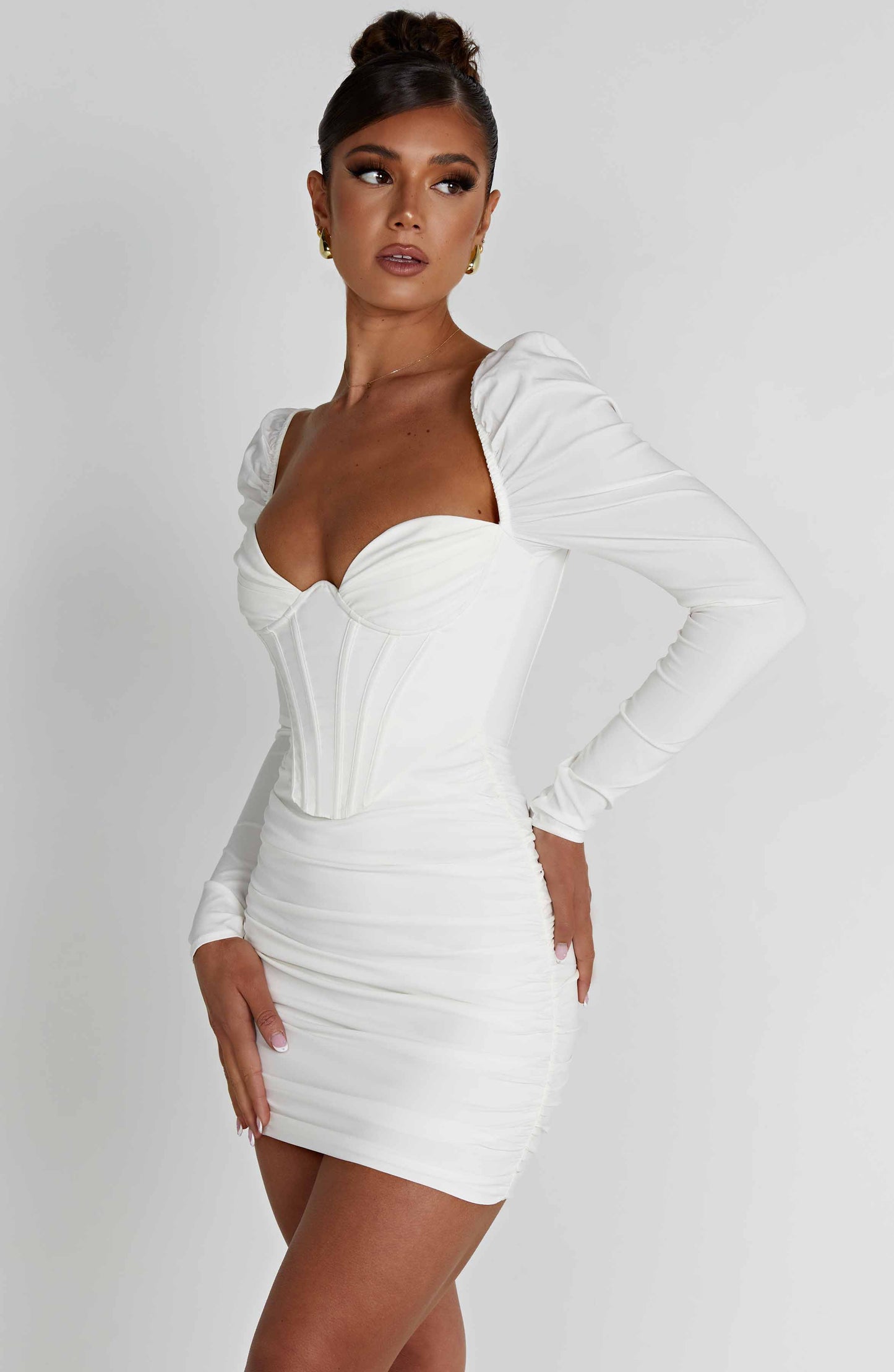 Louise Mini Dress - White - Dress - DYAVOR®