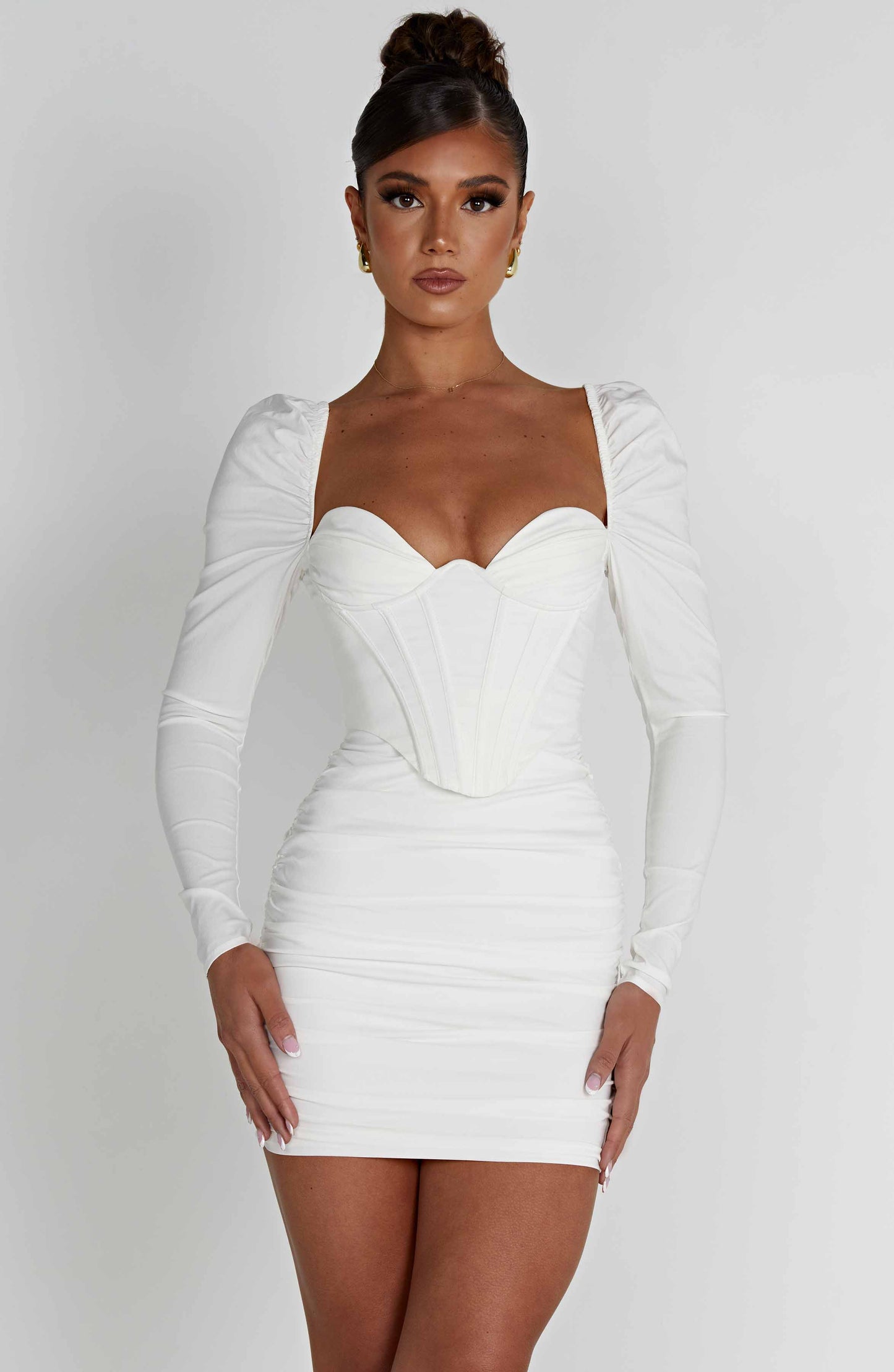 Louise Mini Dress - White - Dress - DYAVOR®