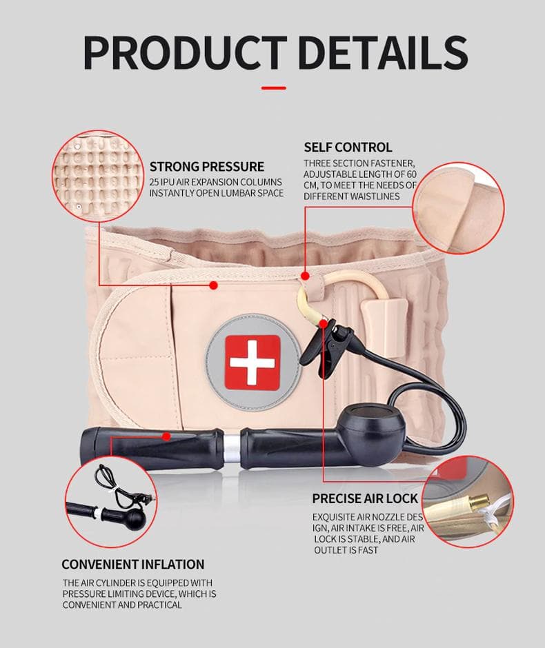 Lumbar Decompression Belt for Back Pain Relief - Personal Care - DYAVOR®