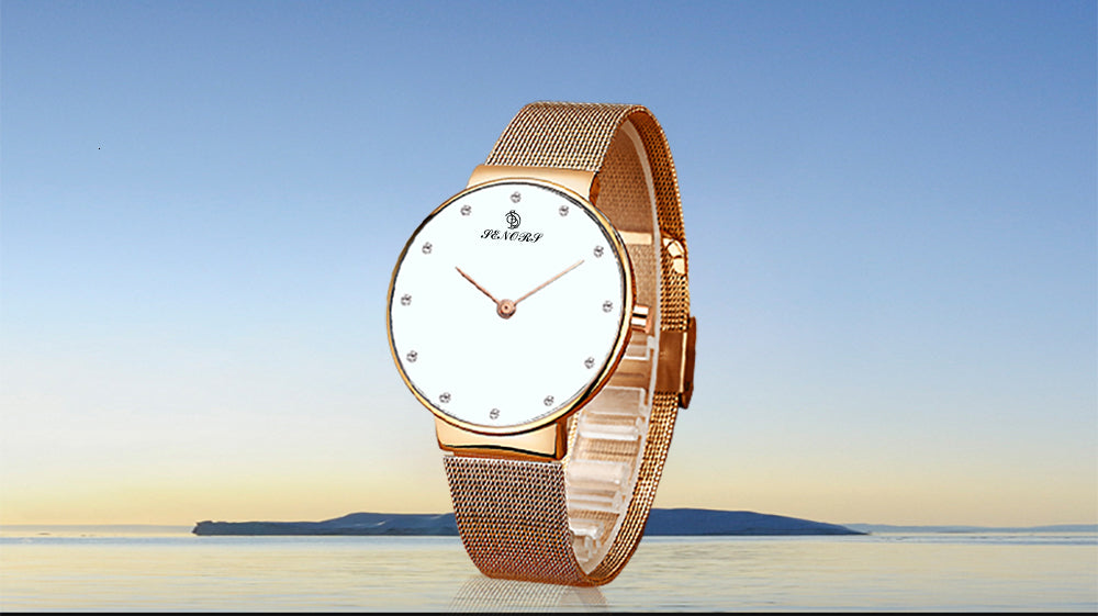 Luxury Casual Ultra-Thin Leisure Milan Strap Minimalism Ladies Watch - Watches for Women - DYAVOR®