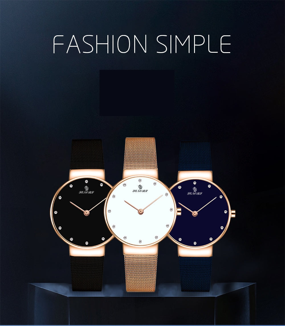 Luxury Casual Ultra-Thin Leisure Milan Strap Minimalism Ladies Watch - Watches for Women - DYAVOR®