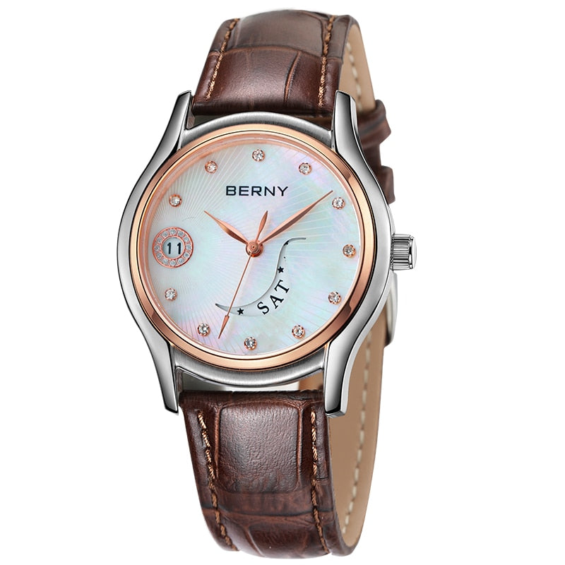 Women's Luxury Business Casual Waterproof Leather Band Wristwatch - Watches for Women - DYAVOR®