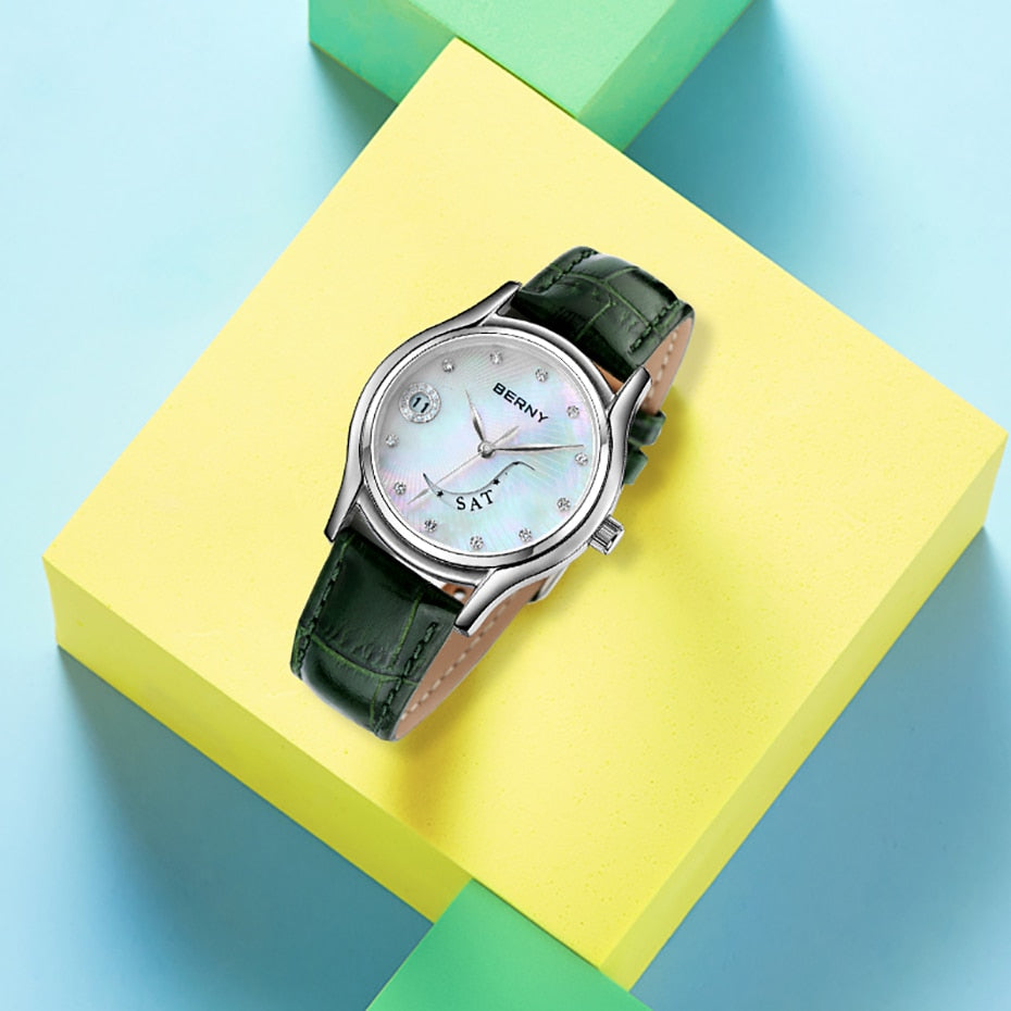 Women's Luxury Business Casual Waterproof Leather Band Wristwatch - Watches for Women - DYAVOR®