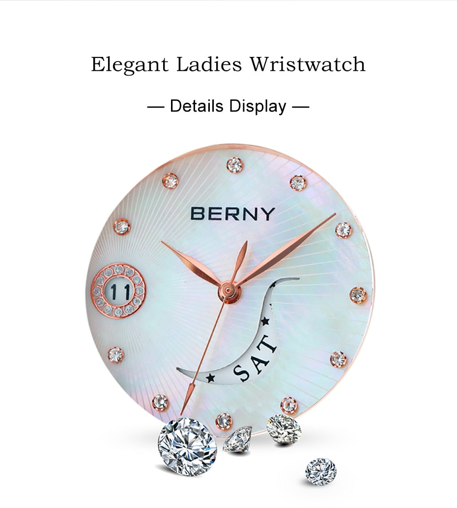 Women's Luxury Business Casual Waterproof Leather Band Wristwatch - Watches for Women - DYAVOR®