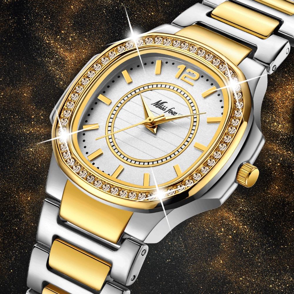 Luxury Fashion Designer Diamond Gold Quartz Geneva Ladies Watches - Watches for Women - DYAVOR®