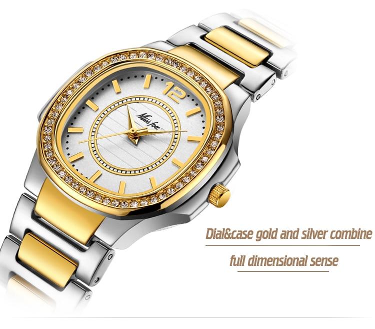 Luxury Fashion Designer Diamond Gold Quartz Geneva Ladies Watches - Watches for Women - DYAVOR®