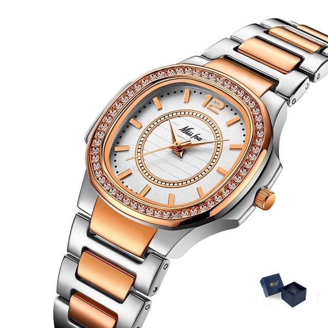 Luxury Fashion Designer Diamond Gold Quartz Geneva Ladies Watches - Watches for Women - DYAVOR®