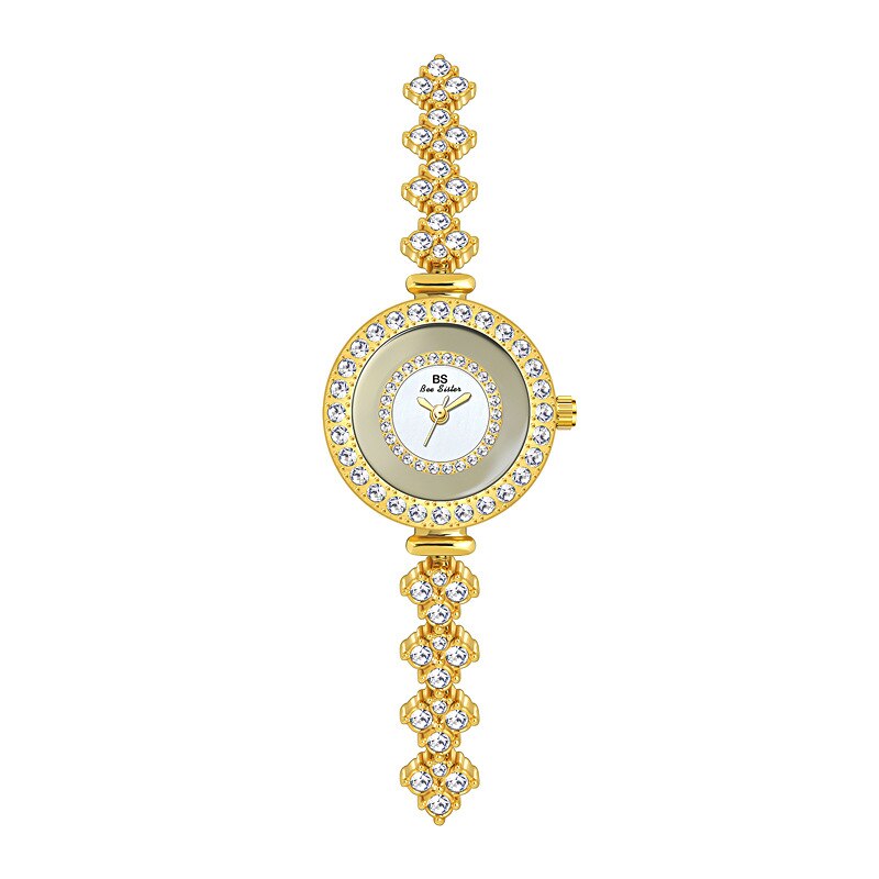Luxury Hip Hop Women's Diamonds Decor White Dial Sports Bracelet Wristwatch - Watches for Women - DYAVOR®