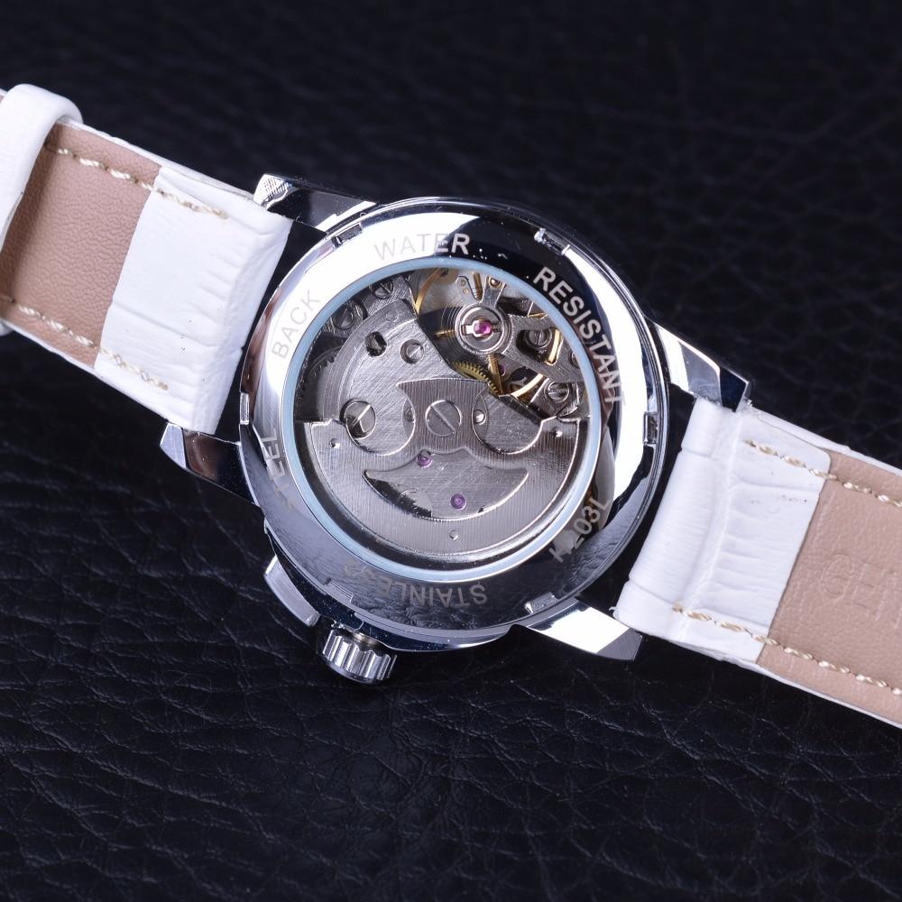 Luxury Ladies Diamond Display White Skeleton Transparent Case Watches - Watches for Women - DYAVOR®