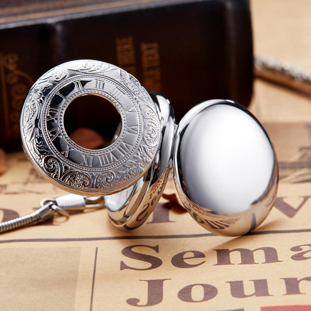 Luxury Vintage Copper Gold Square Hand Wind Mechanical Pocket FOB Watch - Unisex Style Watches - DYAVOR®