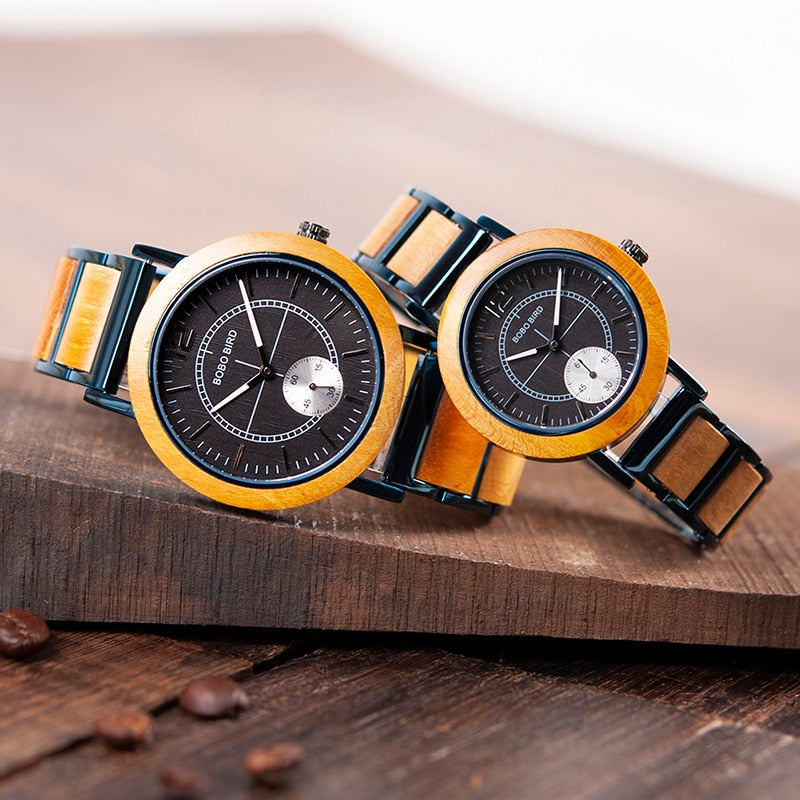 Luxury Wood Watches Men and Women Quartz No Waterproof Wristwatches - Unisex Style Watches - DYAVOR®