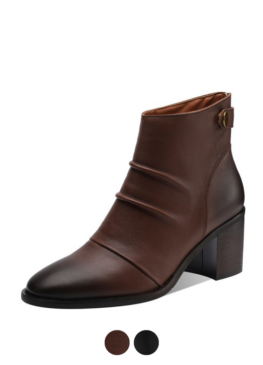 Arnold Women's Leather Ankle Booties - Booties - DYAVOR®