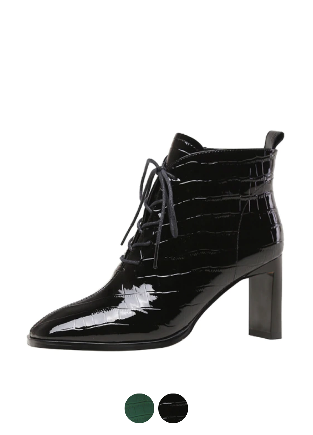 Miler Women's Leather Ankle Black Booties - Booties - DYAVOR®