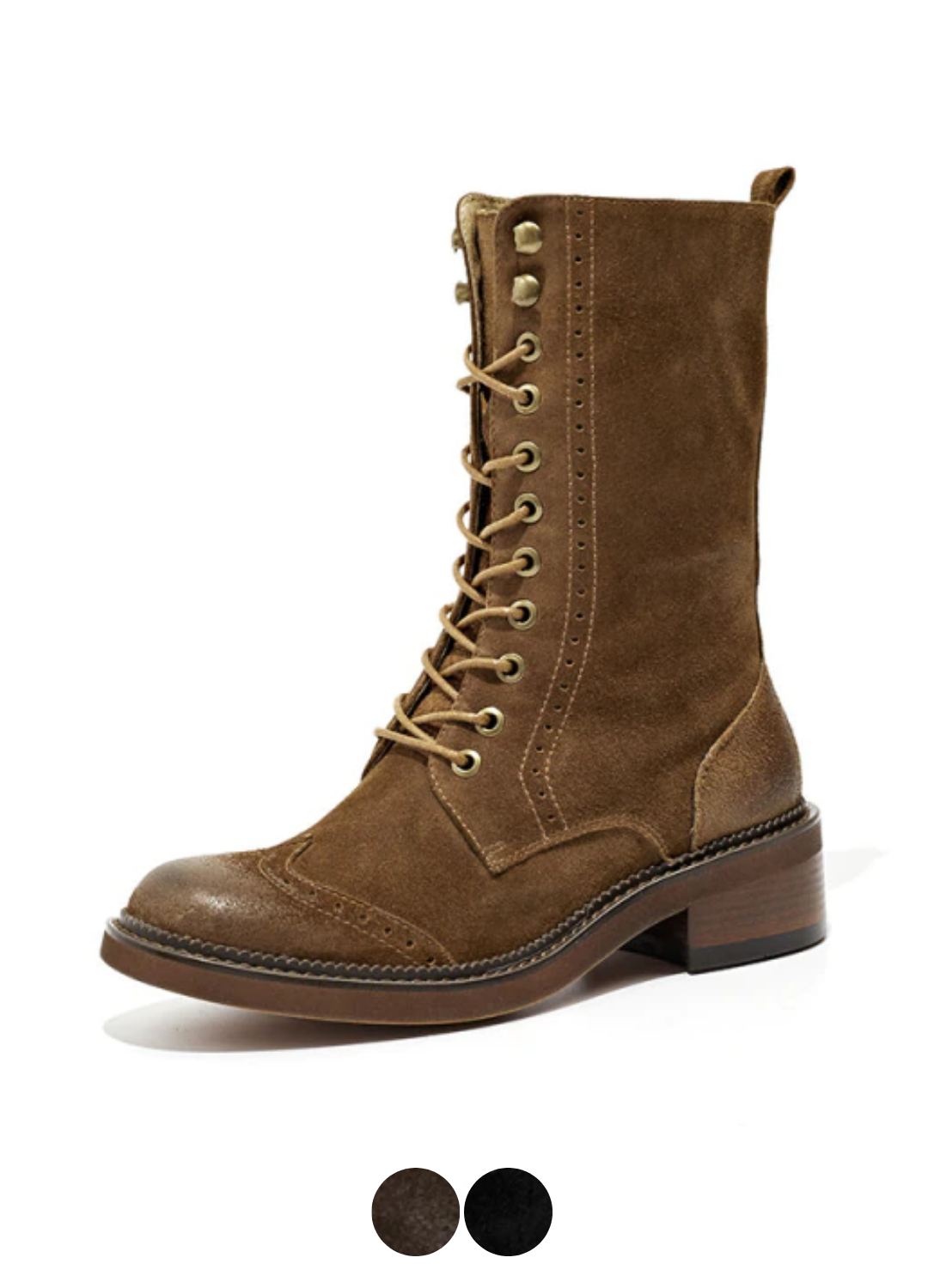 Rugna Women's Autumn And Winter Good Quality Suede Leather Mid-Calf Boots - Boots - DYAVOR®