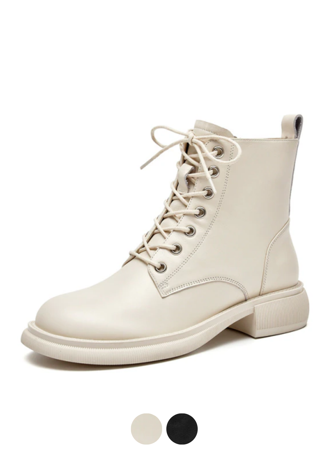 Donatto Women's Leather Motorcycle Ankle Boots - Boots - DYAVOR®