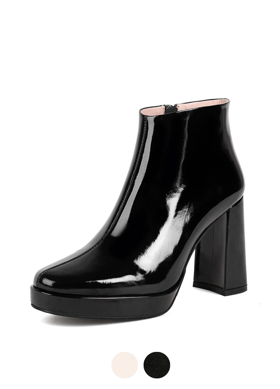 Libary Women's High Heel Platform Black Booties - Bootie - DYAVOR®