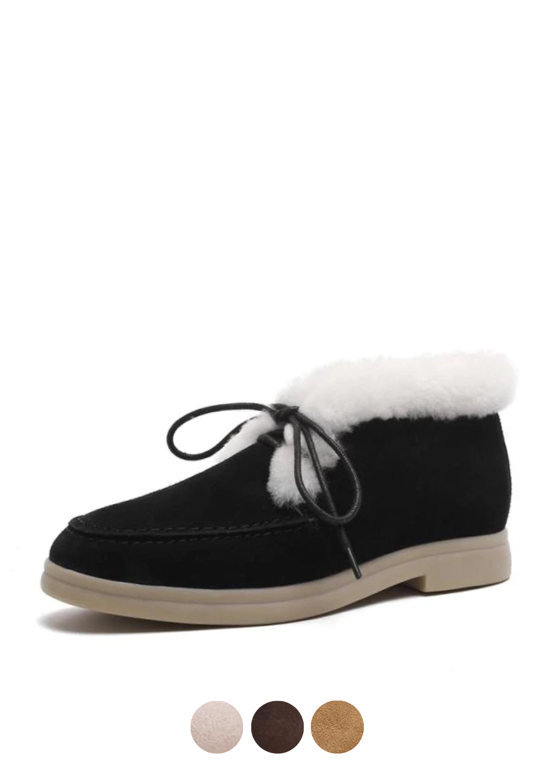 Micaela Women's Winter Warm Ankle Black Boots - Booties - DYAVOR®