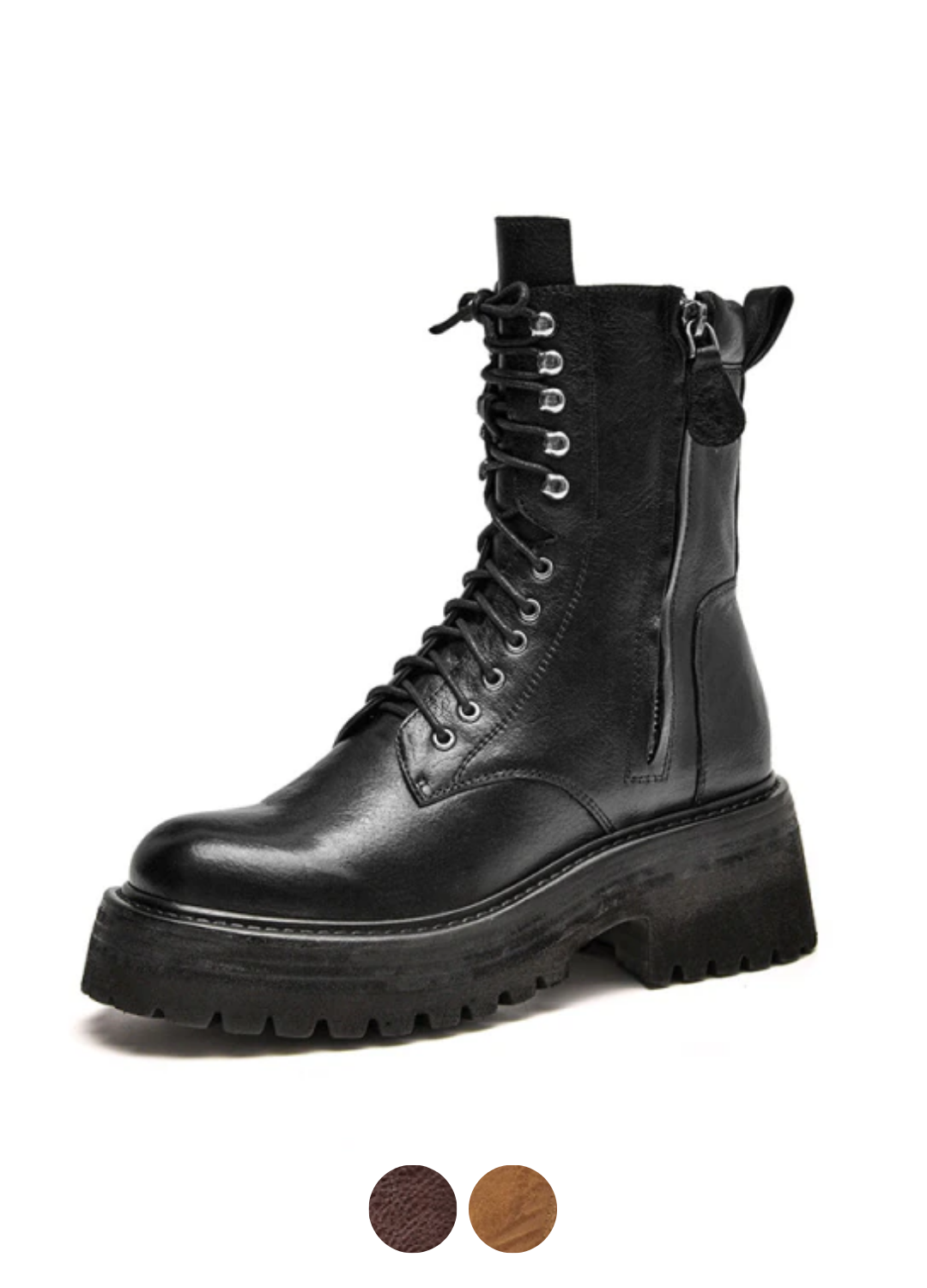 Hanson Women's Leather Boots and Platform - Boots - DYAVOR®