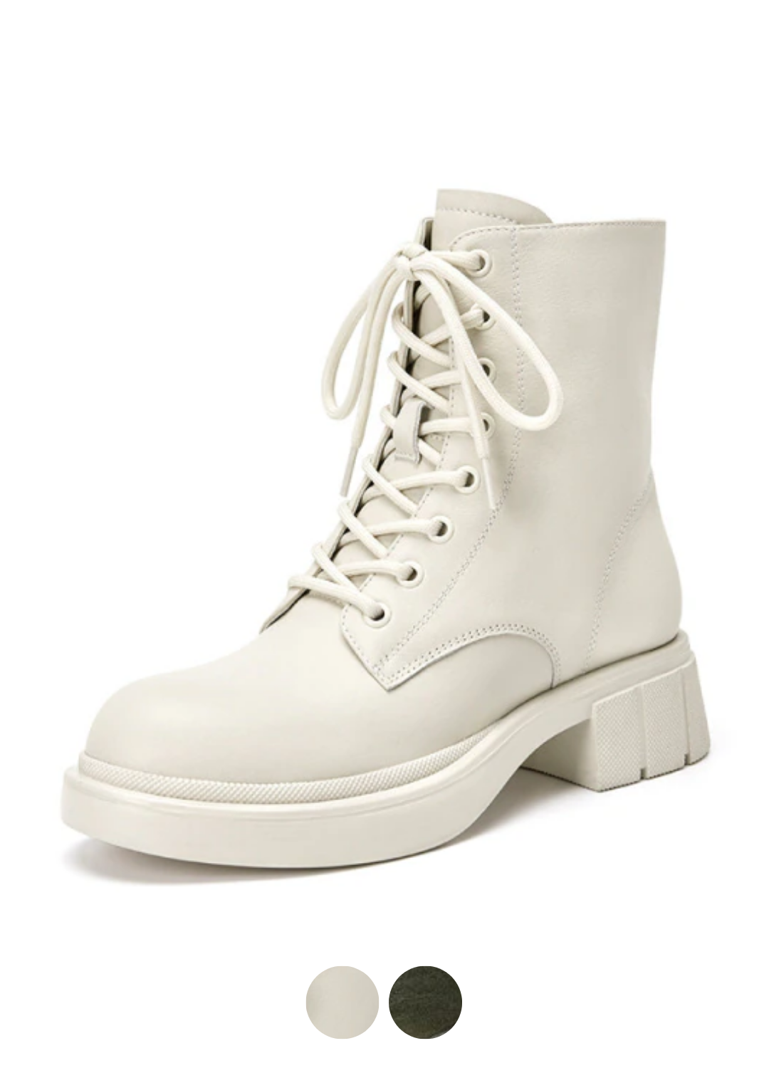 Harrell Women's Round Toe Leather Boots - Boots - DYAVOR®