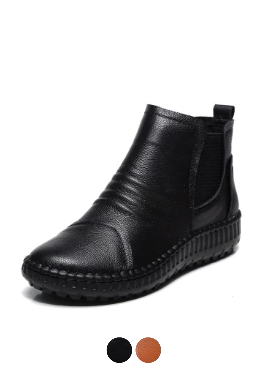 Fercha Women's Leather Soft Warm Ankle Boots - Boots - DYAVOR®