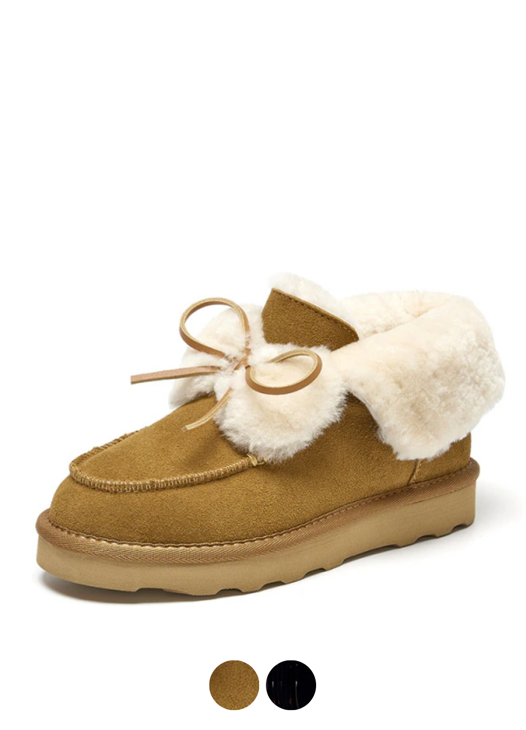 Clariza Women's Flat Winter Loafer Shoes - Shoes - DYAVOR®
