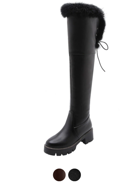 Bayron Women's Warm Snow Black Boots - Boots - DYAVOR®