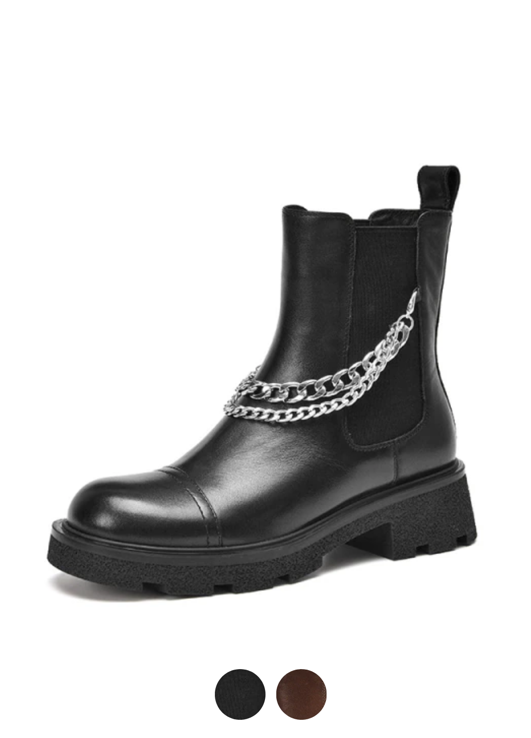 Newton Women's Leather Platform Chelsea Boots - - DYAVOR®