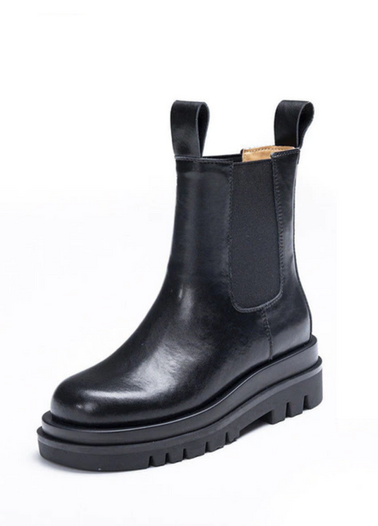 Altamira Women's Platform Leather Boots - Boots - DYAVOR®