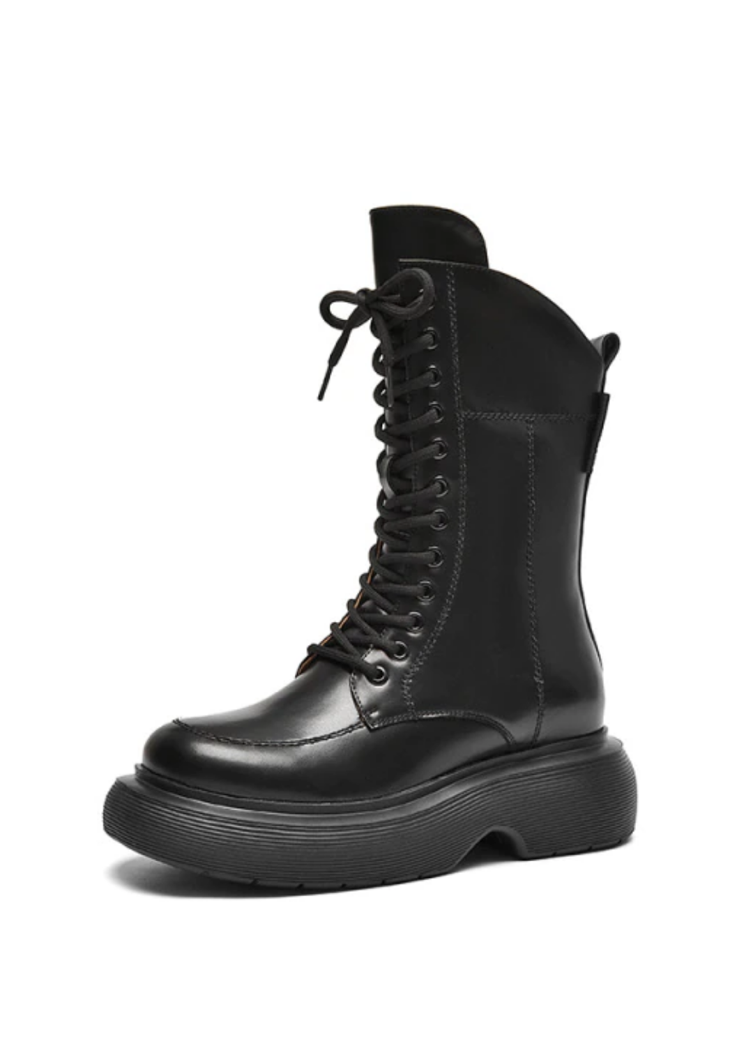 Faiva Women's Leather Platform Boots - Boots - DYAVOR®