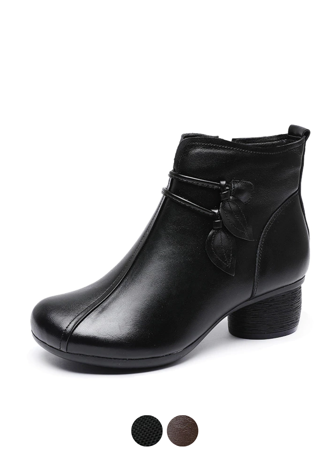 Nashi Women's Comfortable Leather Ankle Boots - Boots - DYAVOR®