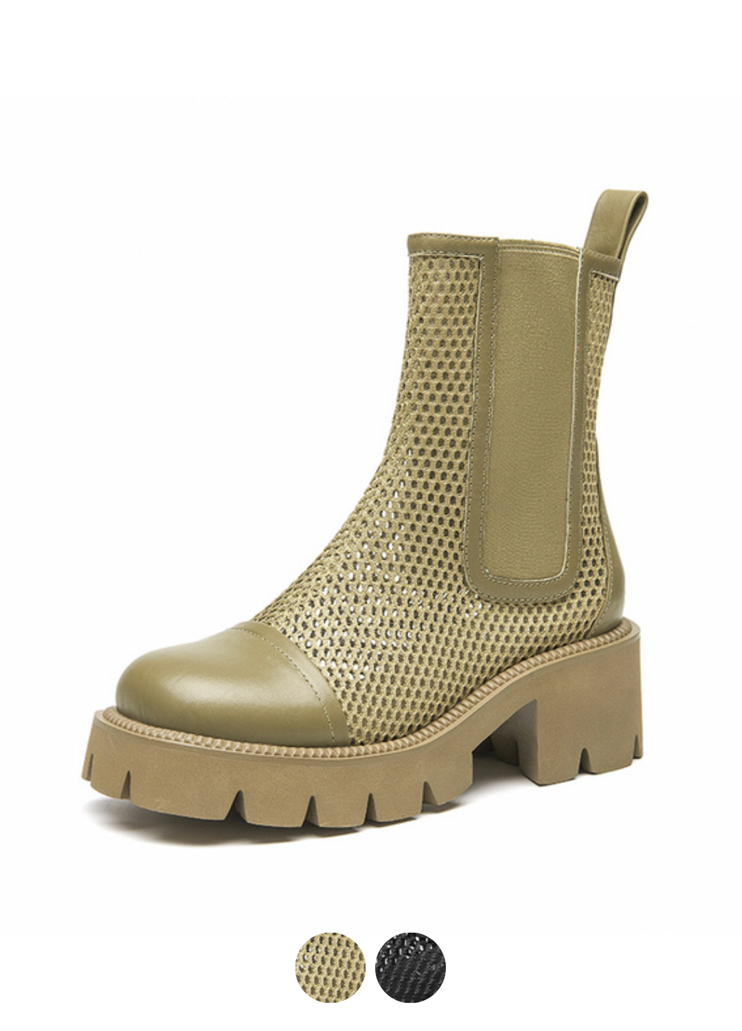Klein Women's Mesh Platform Leather Boots - Boots - DYAVOR®