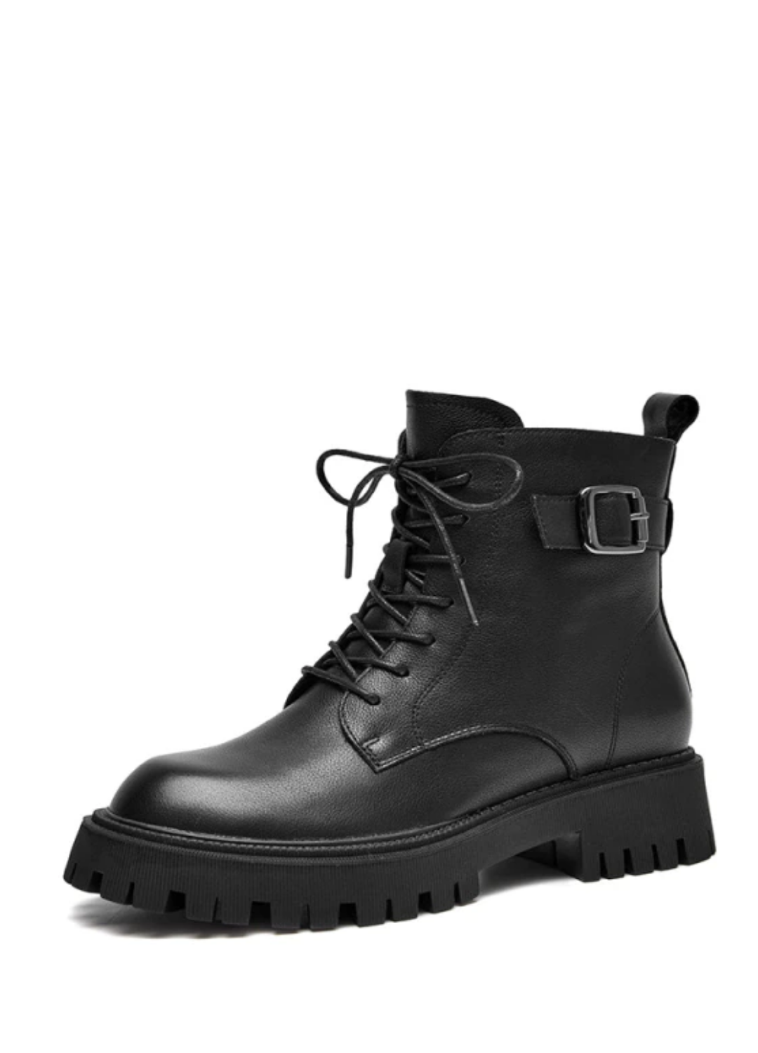 Cahill Women's Leather Platform Ankle Boots - Boots - DYAVOR®