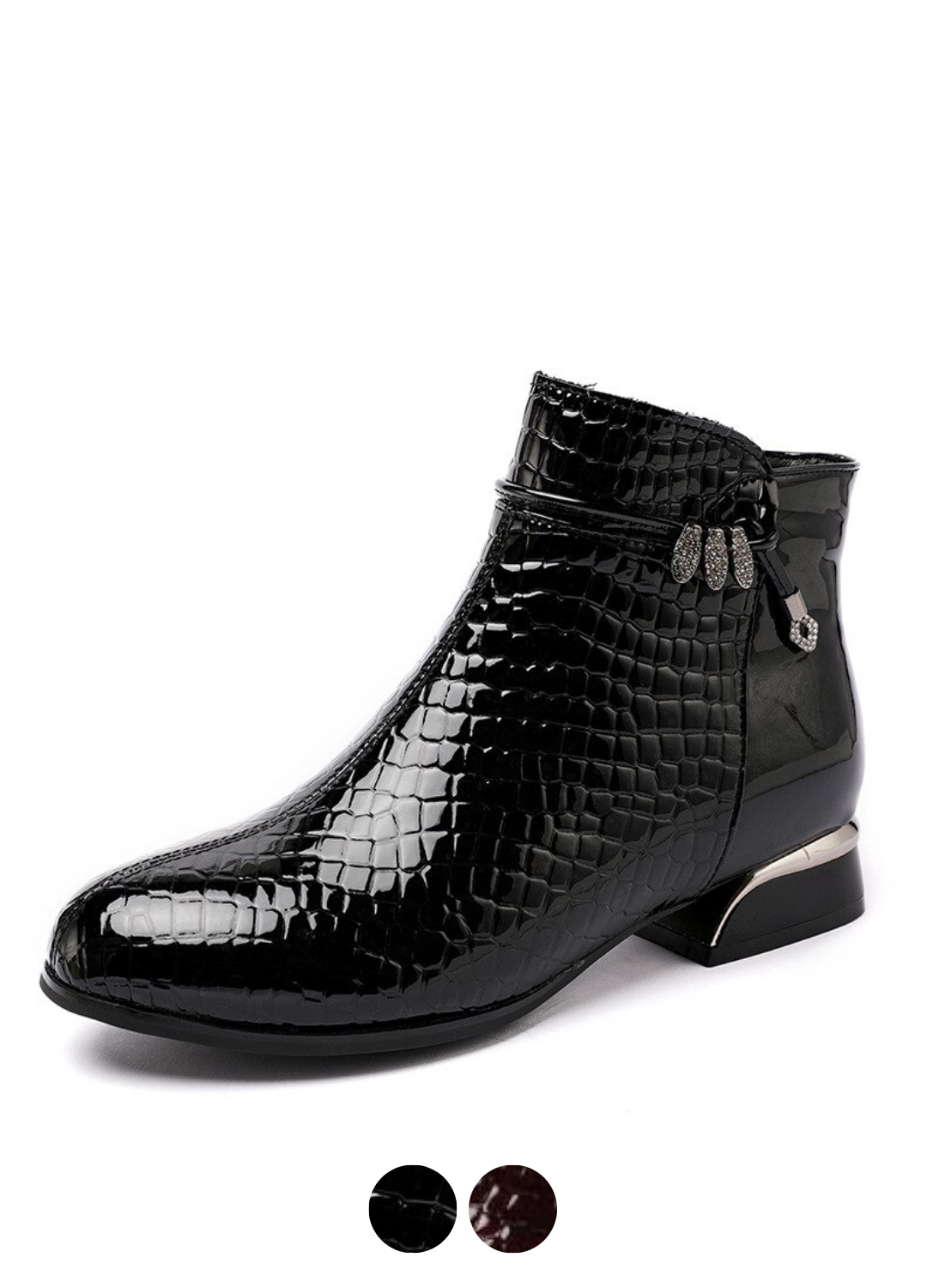 Fedra Women's Leather Fashion Boots - Booties - DYAVOR®