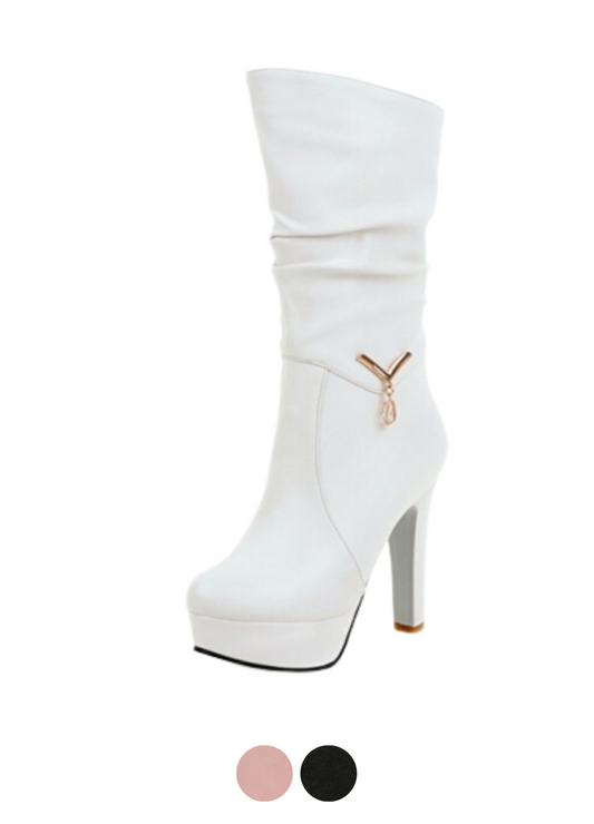 Alicia Women's Platform Fashion Boots - Boots - DYAVOR®