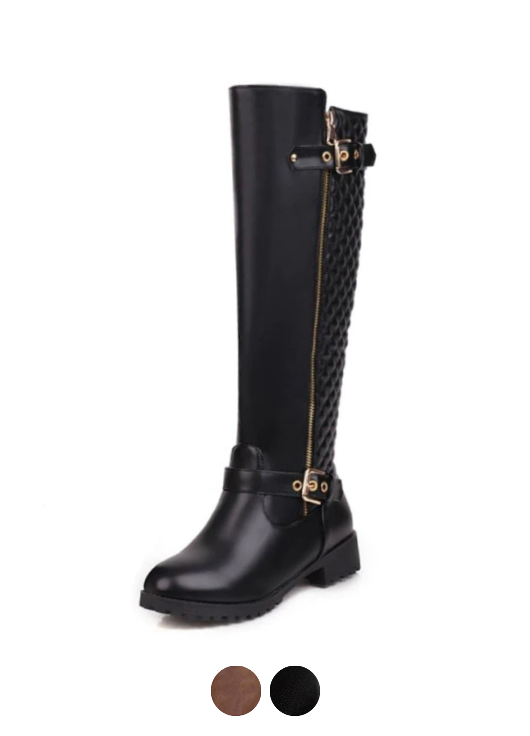 Charles Women's Winter Knee High Black Boots - Boots - DYAVOR®