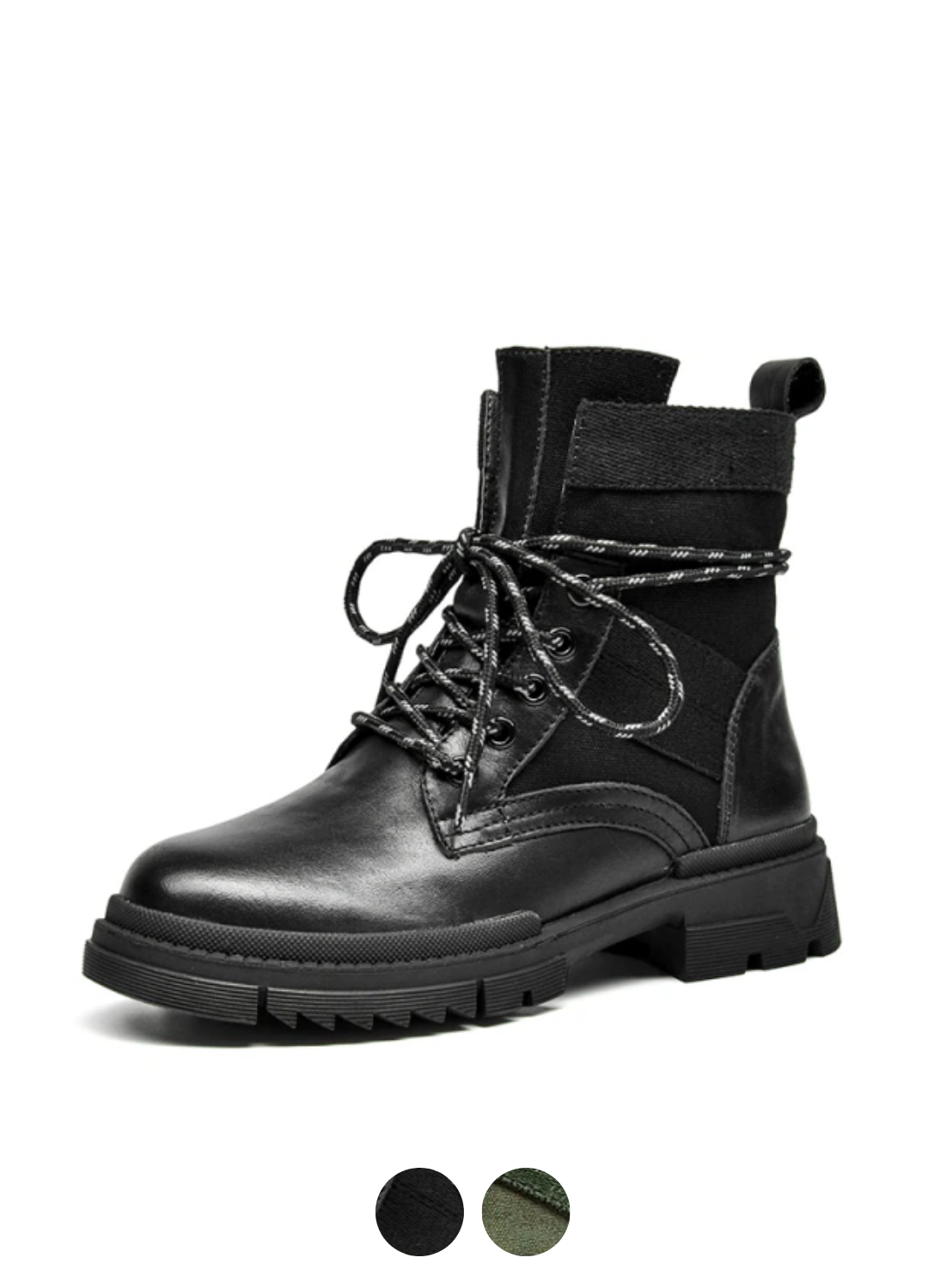 Checoto Women's Leather Motorcycle Ankle Boots - Bootie - DYAVOR®