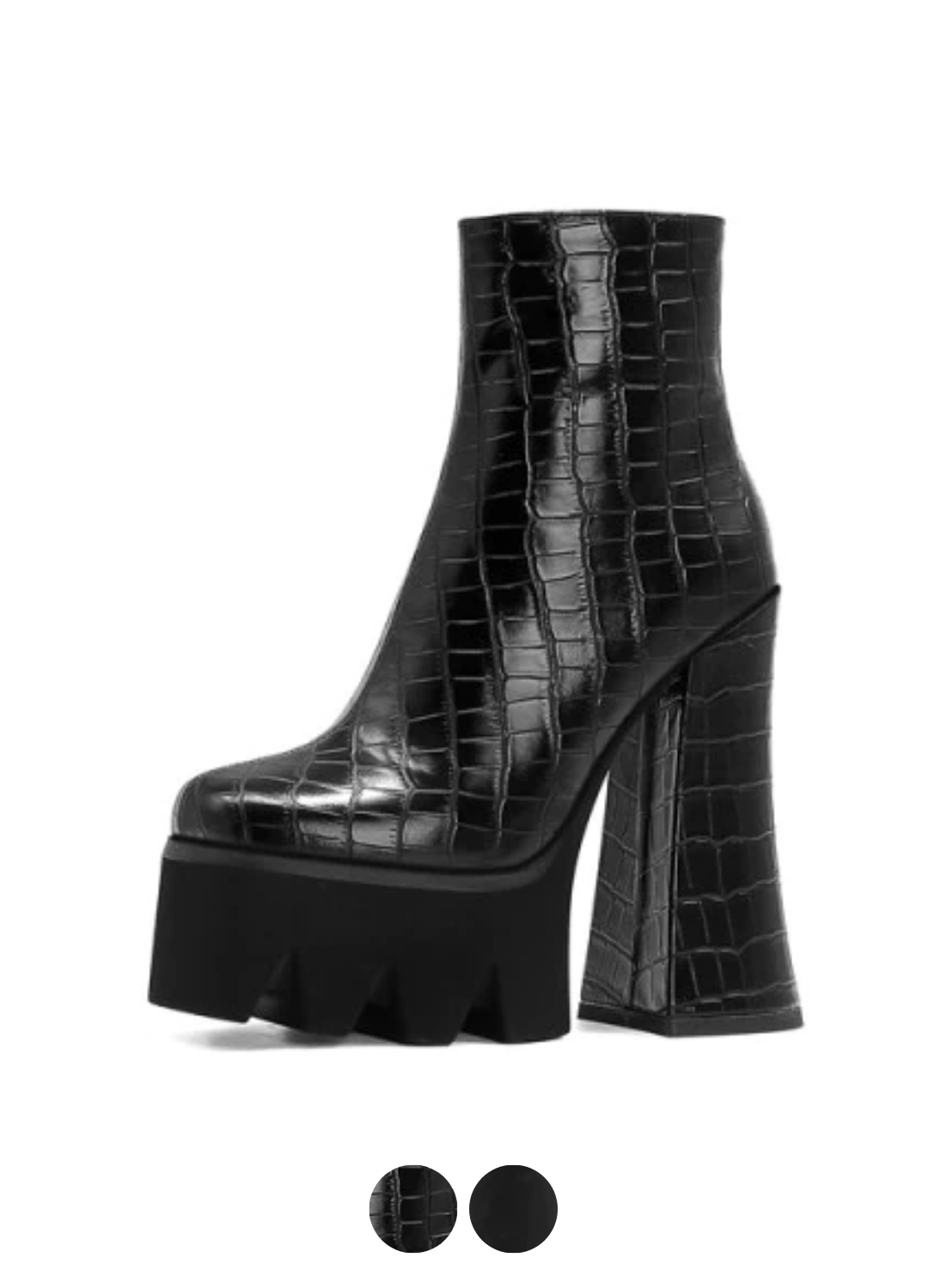 Radd Women's Black Platform Ankle Boots - Booties - DYAVOR®