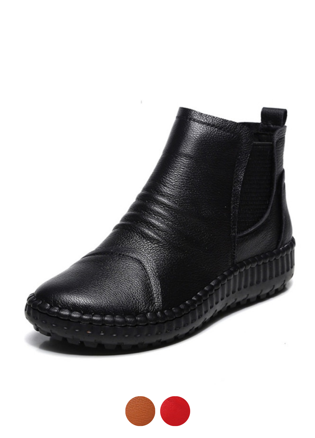 Rudy Women's Warm Leather Black Boots - Boots - DYAVOR®