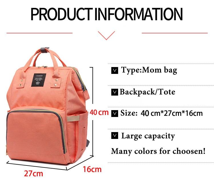 Mom's Fashion Designer Large Capacity Nursing Baby Travel Backpack - Backpacks - DYAVOR®