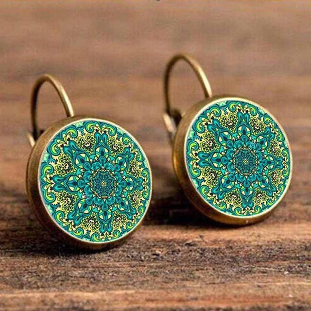 Bohemian Glass Earrings - Earrings - DYAVOR®