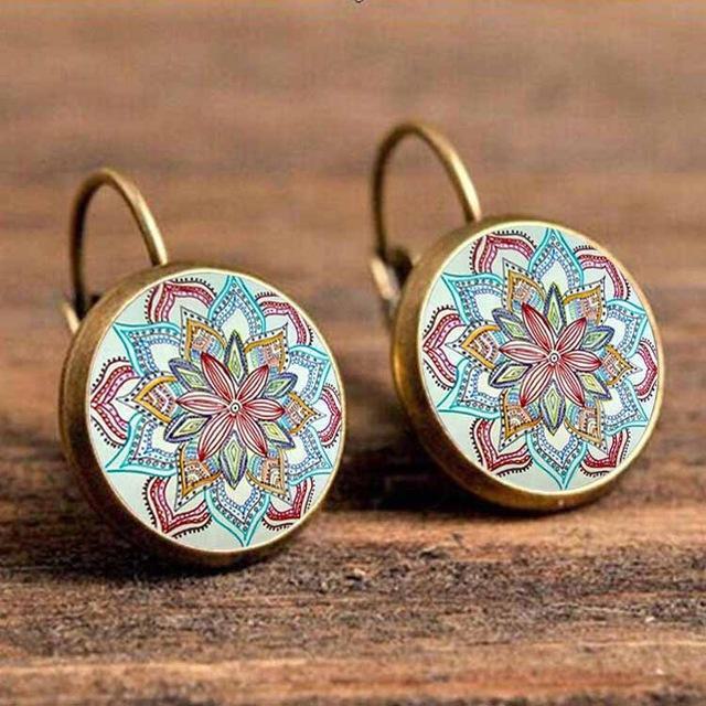Bohemian Glass Earrings - Earrings - DYAVOR®