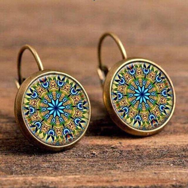 Bohemian Glass Earrings - Earrings - DYAVOR®