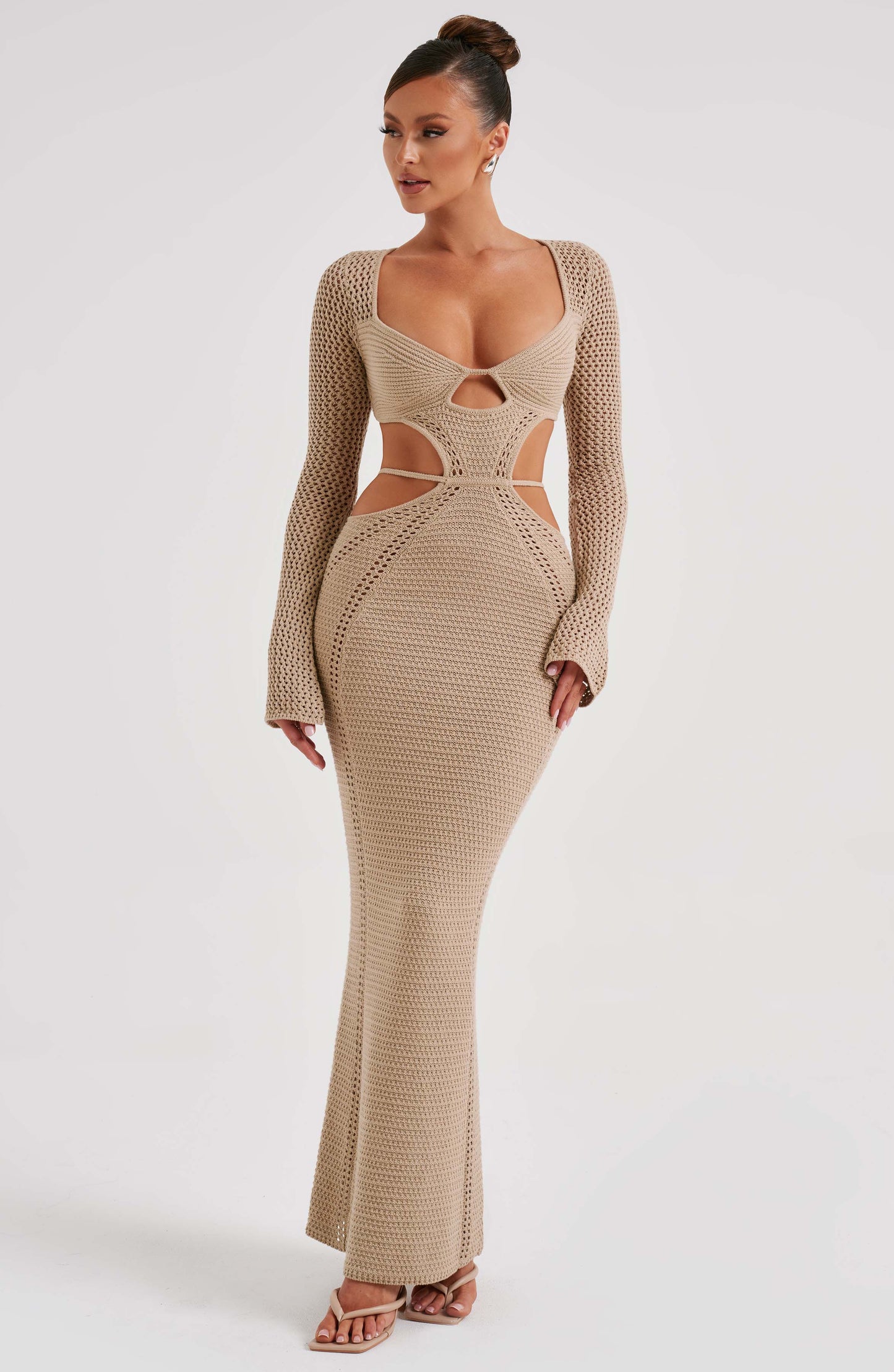 Nadine Maxi Dress - Beige - Dress - DYAVOR®