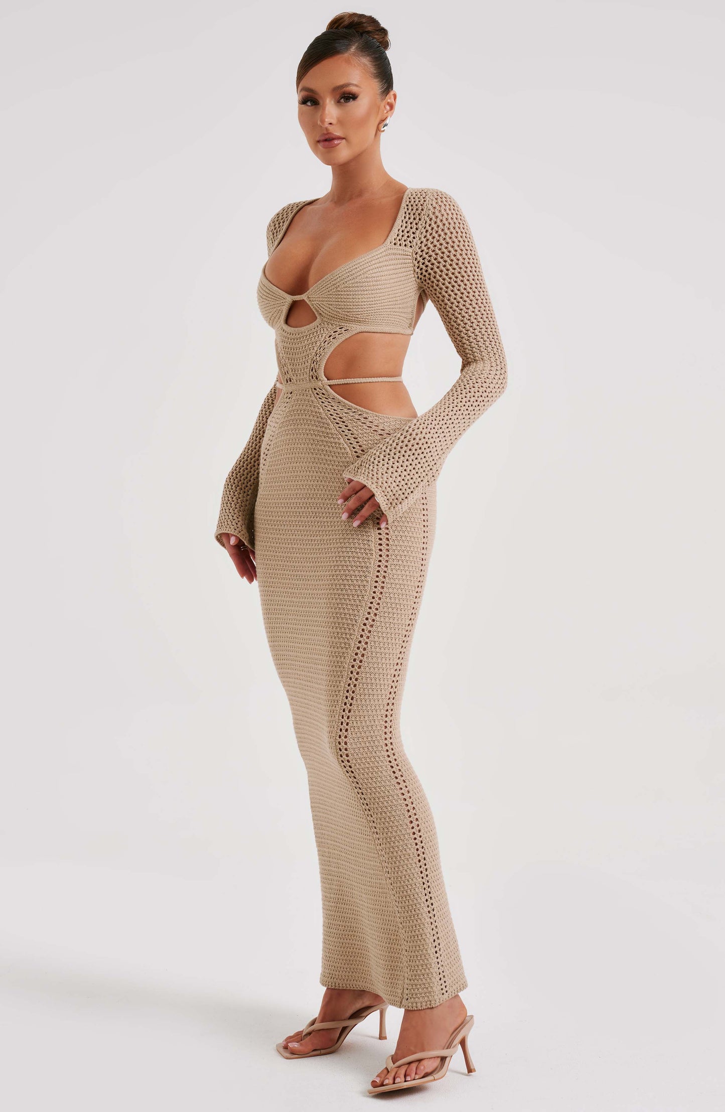 Nadine Maxi Dress - Beige - Dress - DYAVOR®