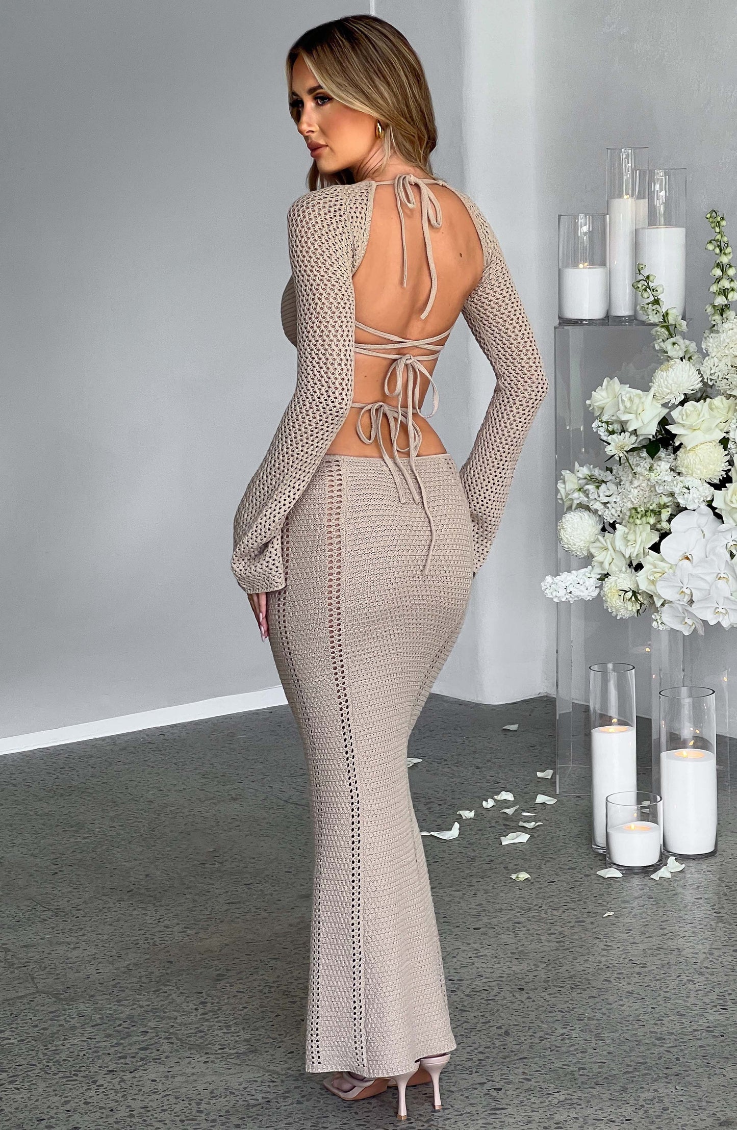 Nadine Maxi Dress - Beige - Dress - DYAVOR®