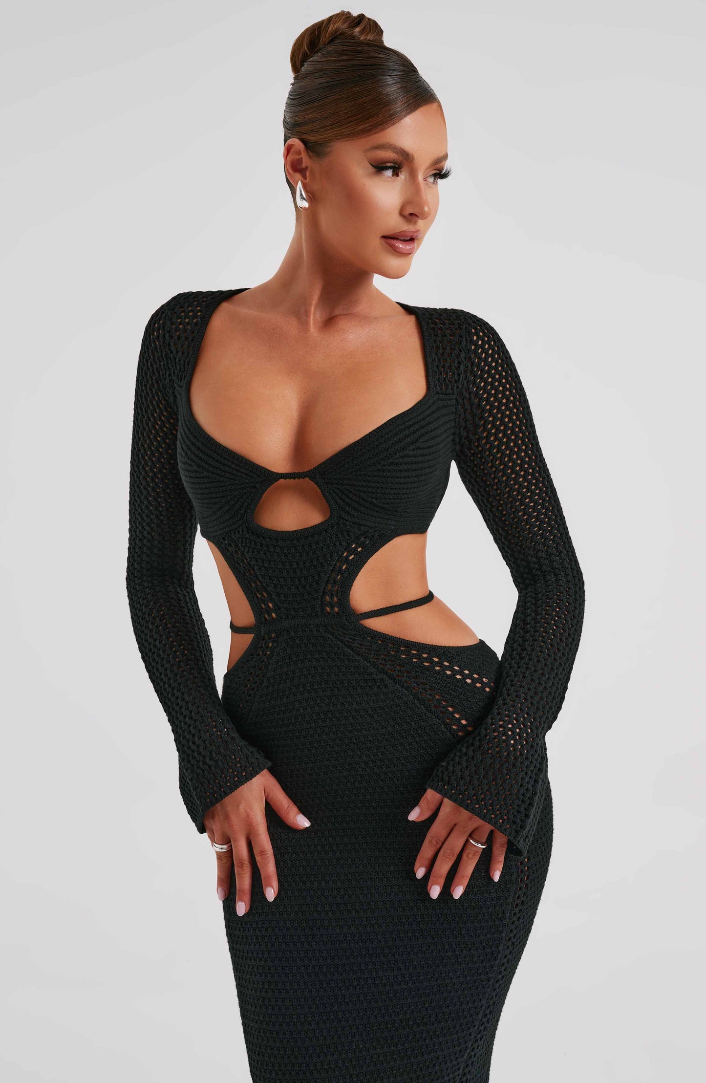 Nadine Maxi Dress - Black - Dress - DYAVOR®