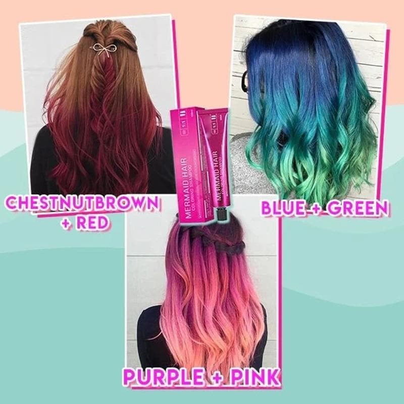 Mermaid Hair Coloring Shampoo - Beauty And Personal Care - DYAVOR®