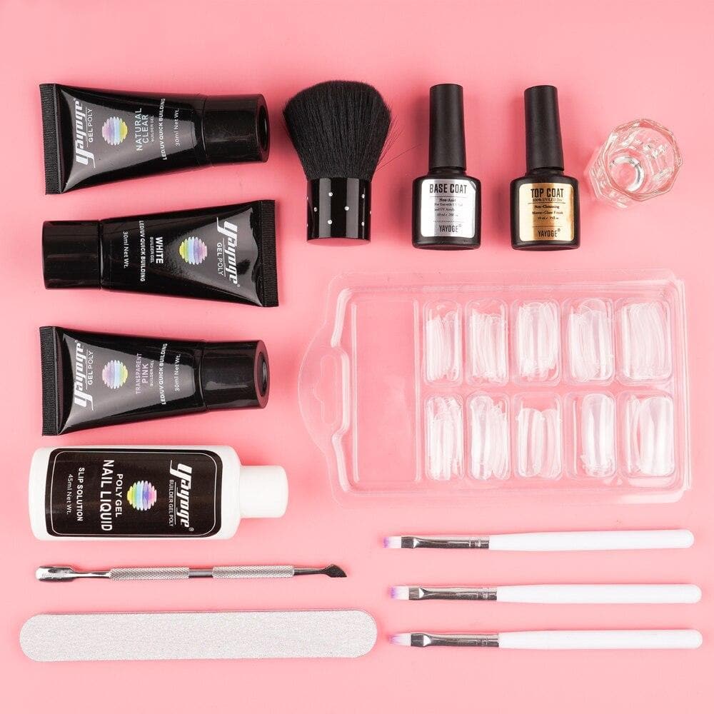 Poly Gel Nail Kit for Perfect Nails - Beauty And Personal Care - DYAVOR®