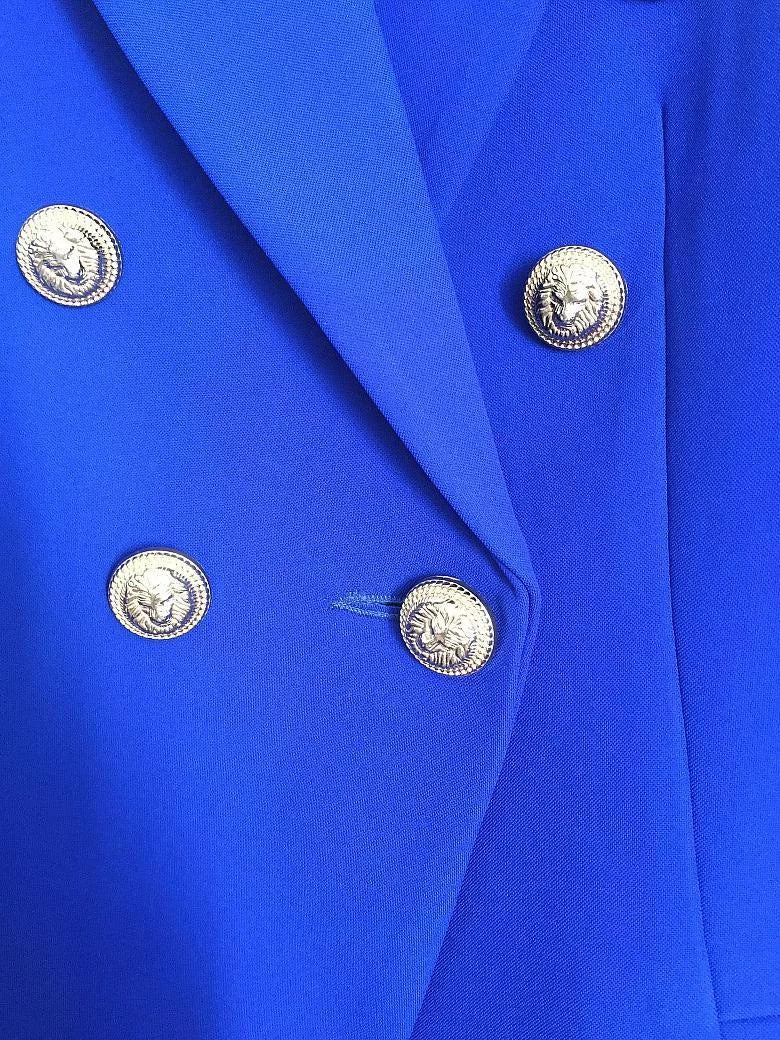 The Priscilla Slim Fit Blazer - Cobalt - - DYAVOR®