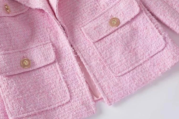 The Flamingo Long Sleeve Blazer - - DYAVOR®